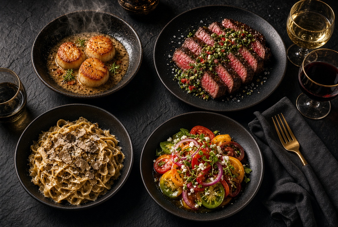 A table of NetEats dishes